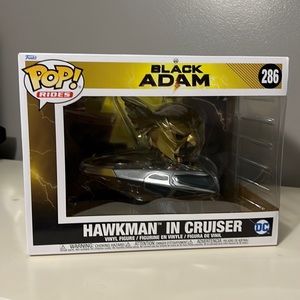 Black Adam Hawkman in Cruiser Funko Pop Rides